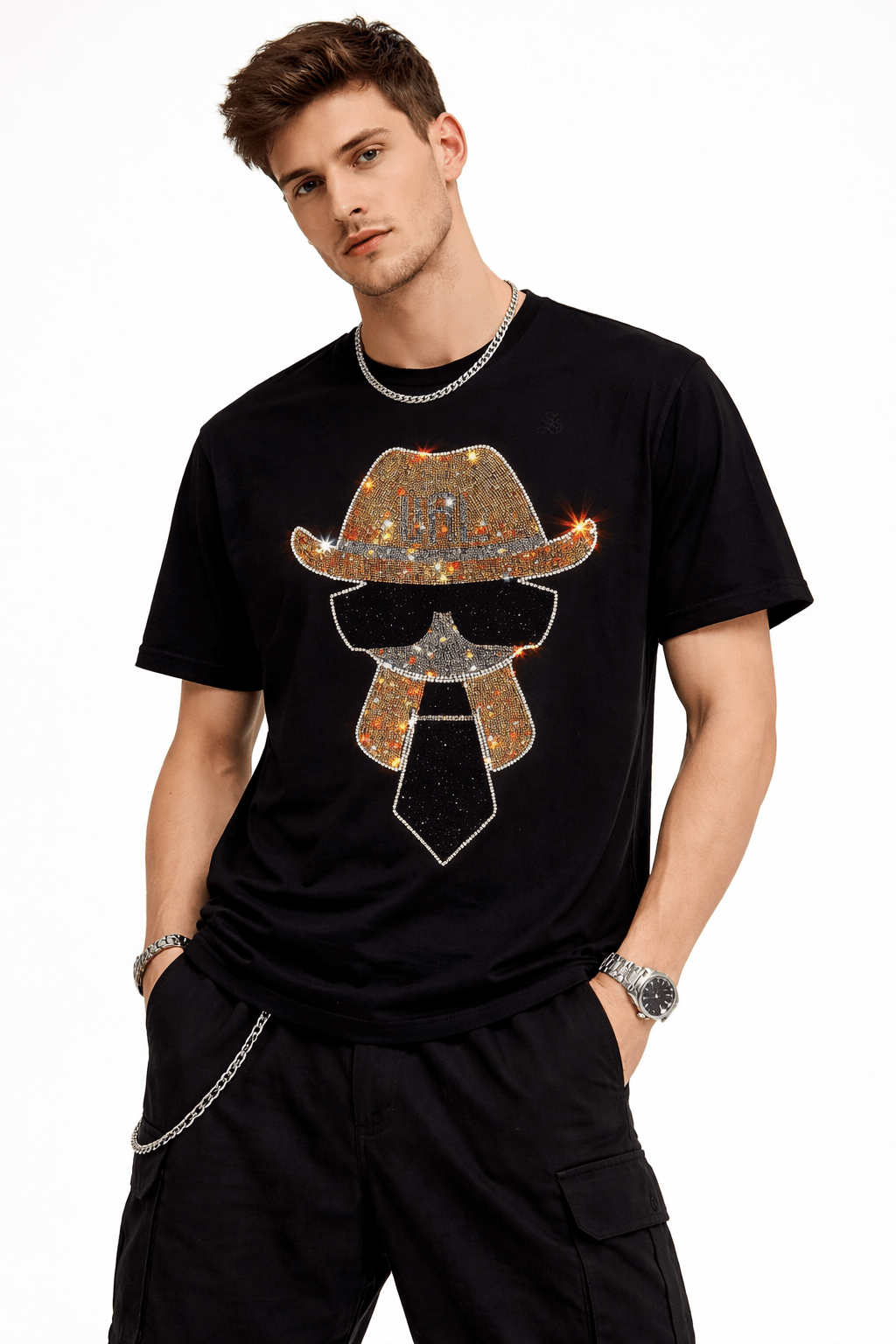 Darkcuza 15 - T-Shirt for Men - Sarman Fashion - Wholesale Clothing Fashion Brand for Men from Canada