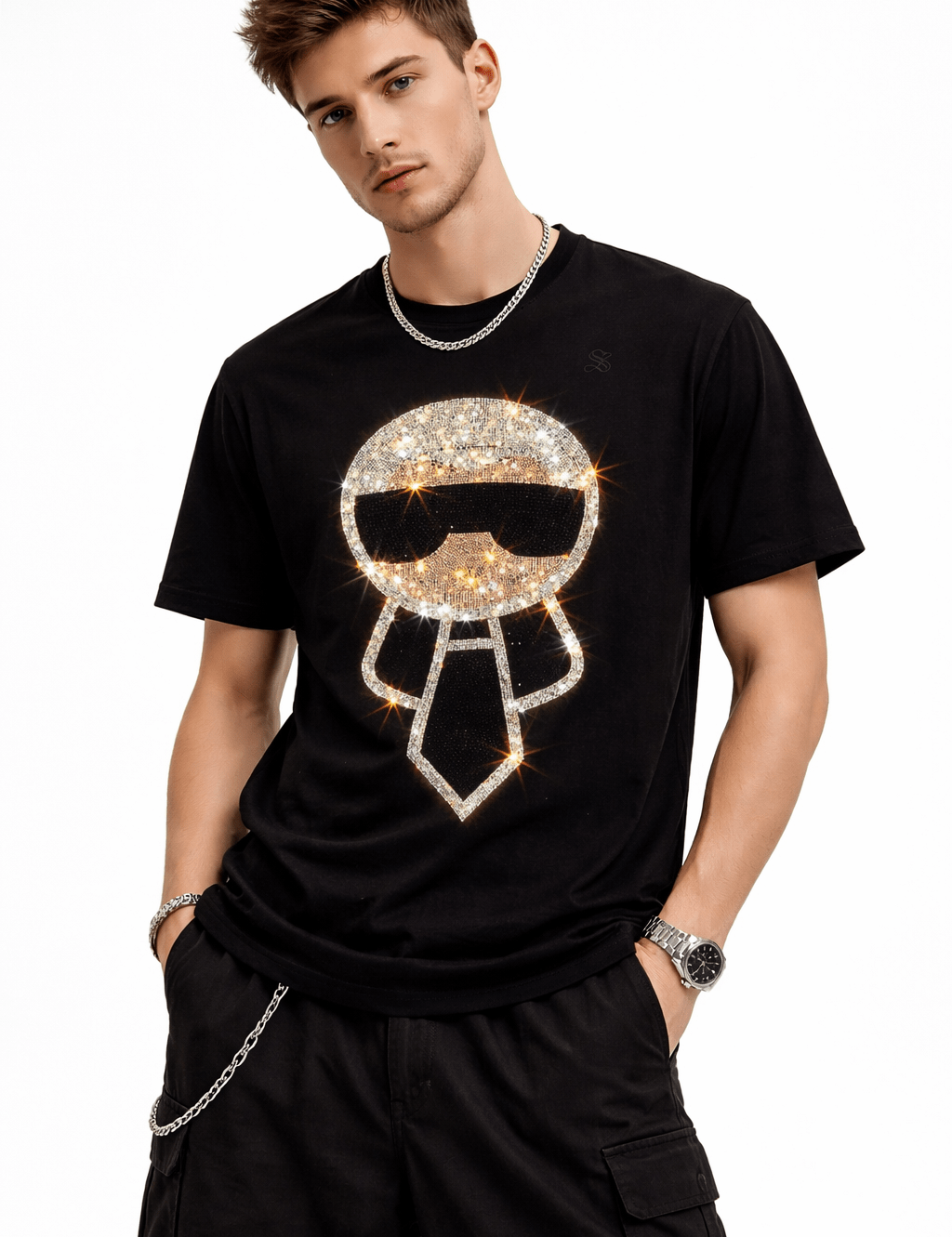 Darkcuza 16 - T-Shirt for Men - Sarman Fashion - Wholesale Clothing Fashion Brand for Men from Canada