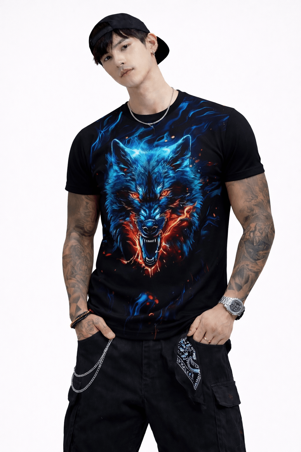 Darkcuza 2 - T-Shirt for Men - Sarman Fashion - Wholesale Clothing Fashion Brand for Men from Canada