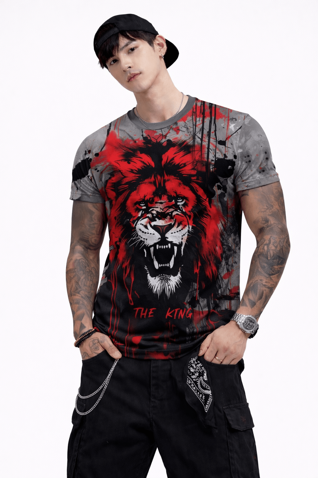 Darkcuza 3 - T-Shirt for Men - Sarman Fashion - Wholesale Clothing Fashion Brand for Men from Canada