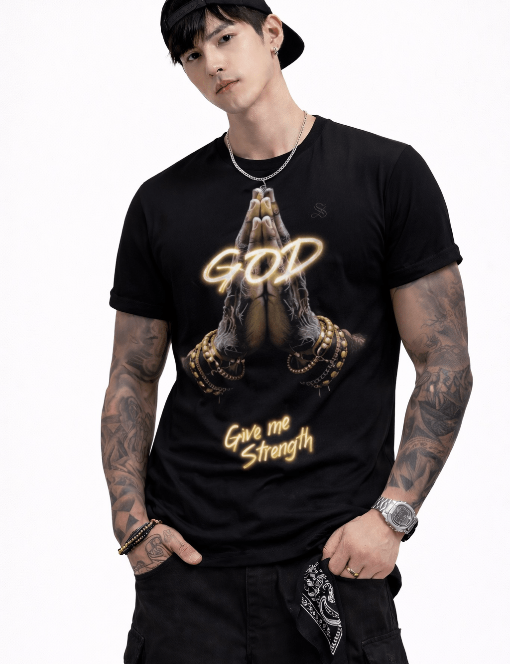Darkcuza 5 - T-Shirt for Men - Sarman Fashion - Wholesale Clothing Fashion Brand for Men from Canada