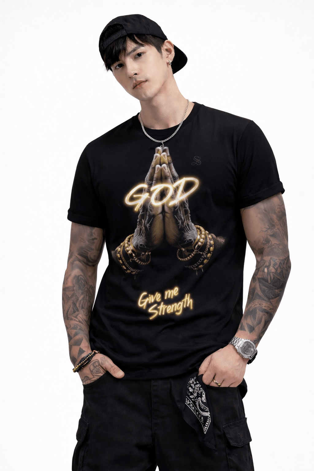 Darkcuza 5 - T-Shirt for Men - Sarman Fashion - Wholesale Clothing Fashion Brand for Men from Canada