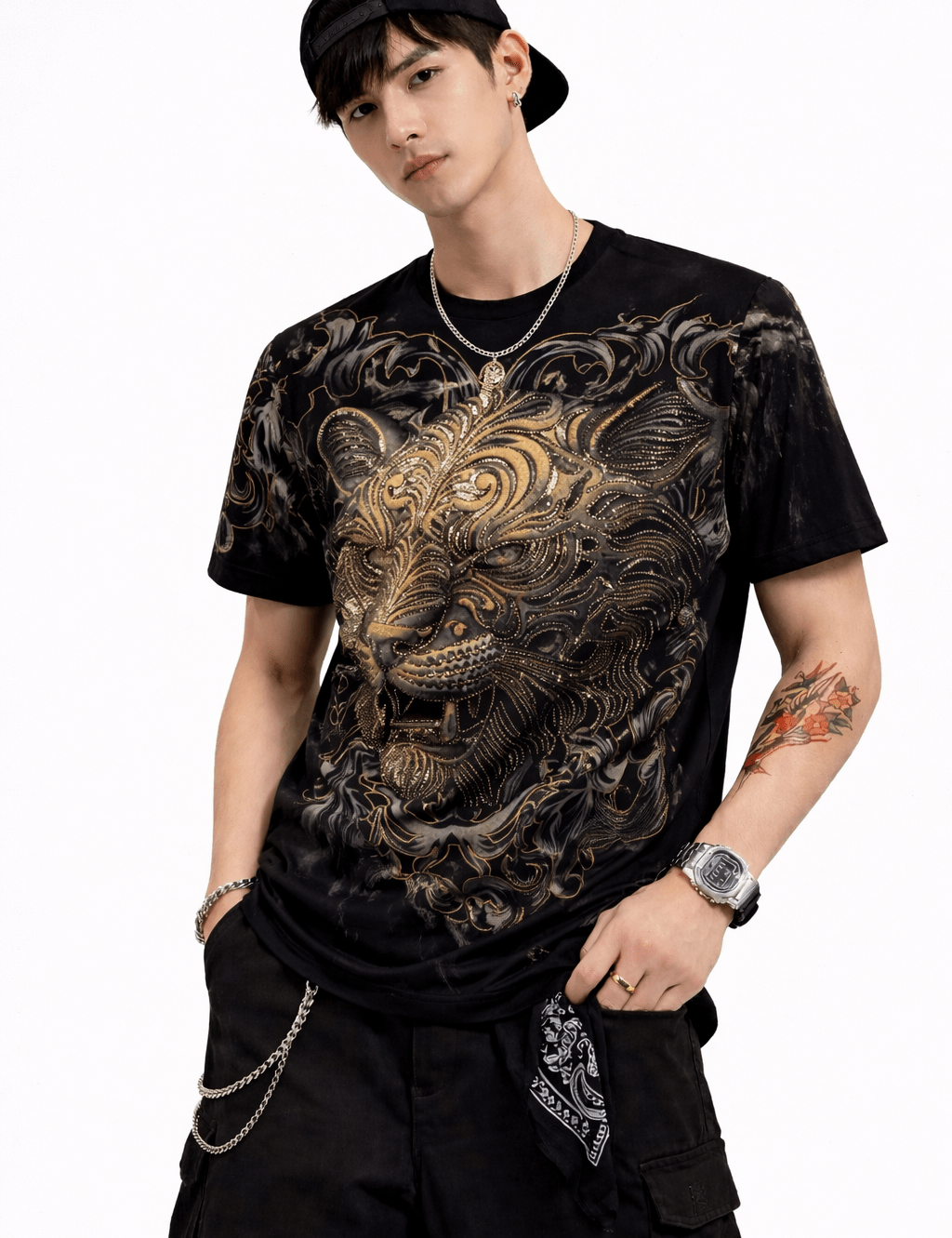 Darkcuza 7 - T-Shirt for Men - Sarman Fashion - Wholesale Clothing Fashion Brand for Men from Canada