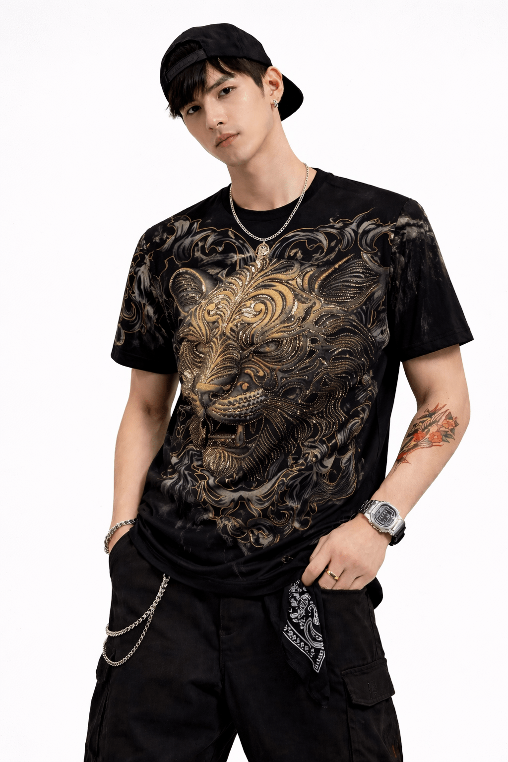 Darkcuza 7 - T-Shirt for Men - Sarman Fashion - Wholesale Clothing Fashion Brand for Men from Canada