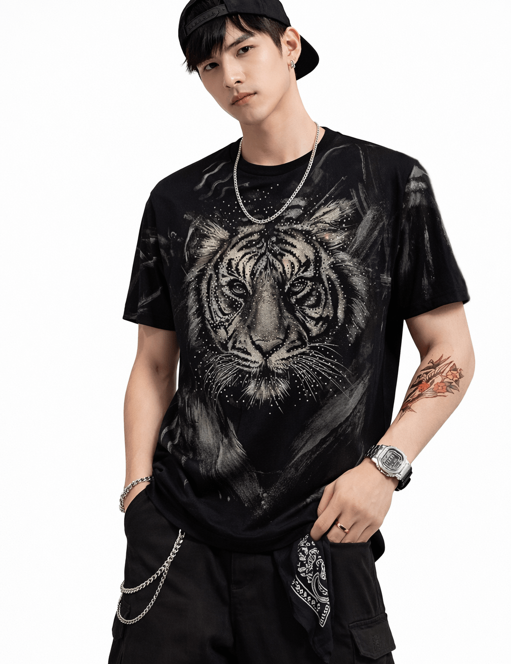 Darkcuza 9 - T-Shirt for Men - Sarman Fashion - Wholesale Clothing Fashion Brand for Men from Canada