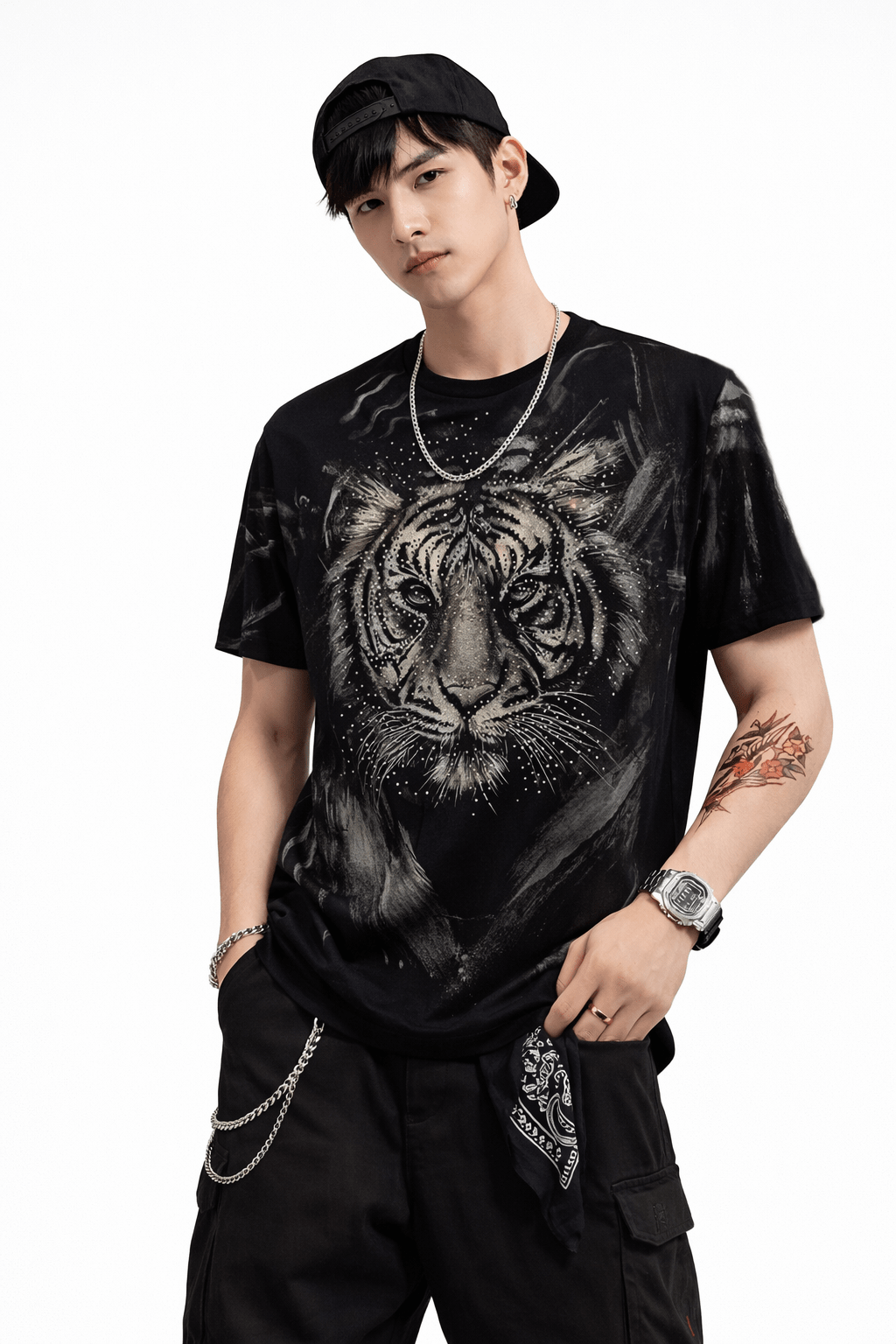 Darkcuza 9 - T-Shirt for Men - Sarman Fashion - Wholesale Clothing Fashion Brand for Men from Canada