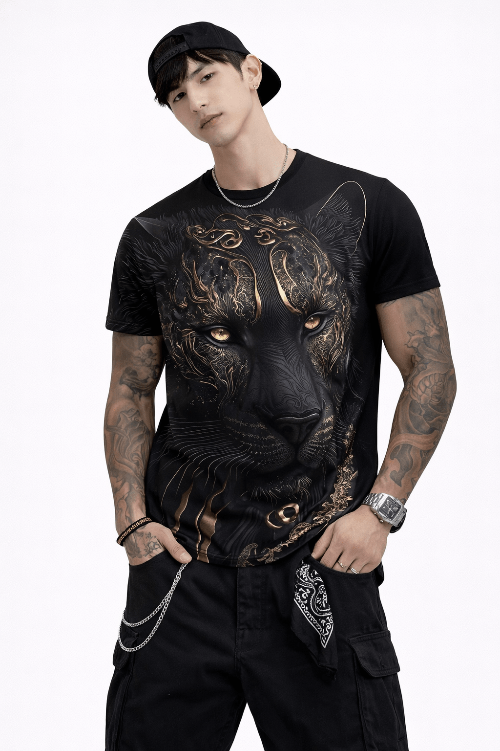 Darkcuza - T-Shirt for Men - Sarman Fashion - Wholesale Clothing Fashion Brand for Men from Canada