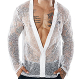 Dazuuka - V - Neck Long Sleeve Shirt for Men - Sarman Fashion - Wholesale Clothing Fashion Brand for Men from Canada