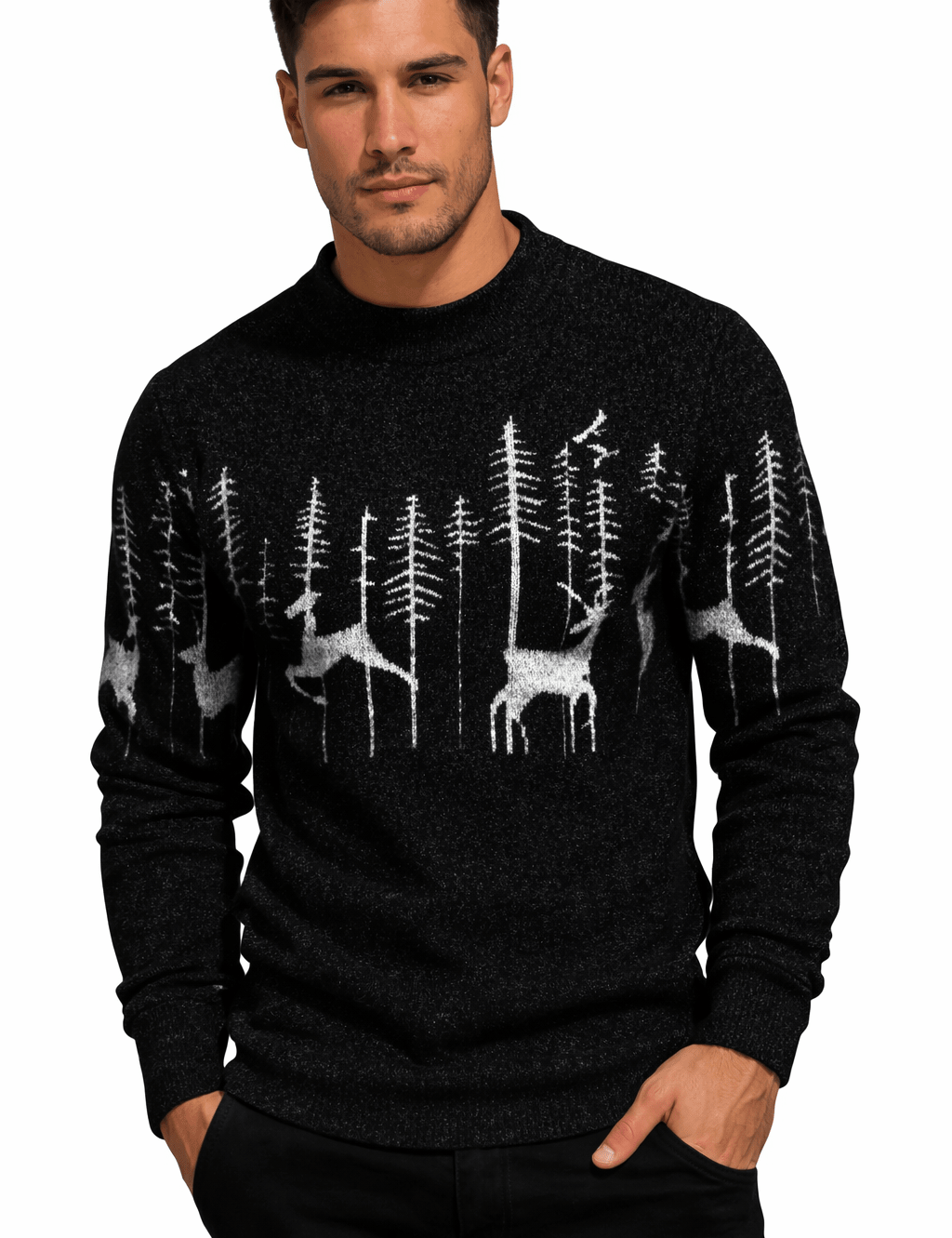 DeepInForest - Sweater for Men - Sarman Fashion - Wholesale Clothing Fashion Brand for Men from Canada