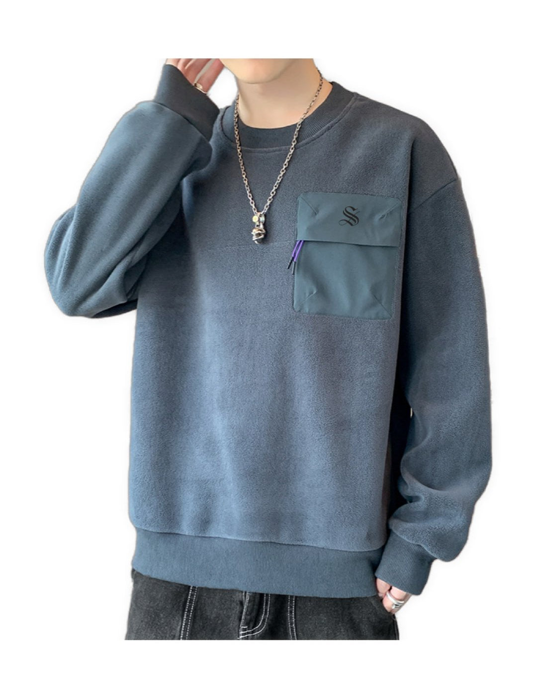 DeltaBA 3 - Sweater for Men - Sarman Fashion - Wholesale Clothing Fashion Brand for Men from Canada