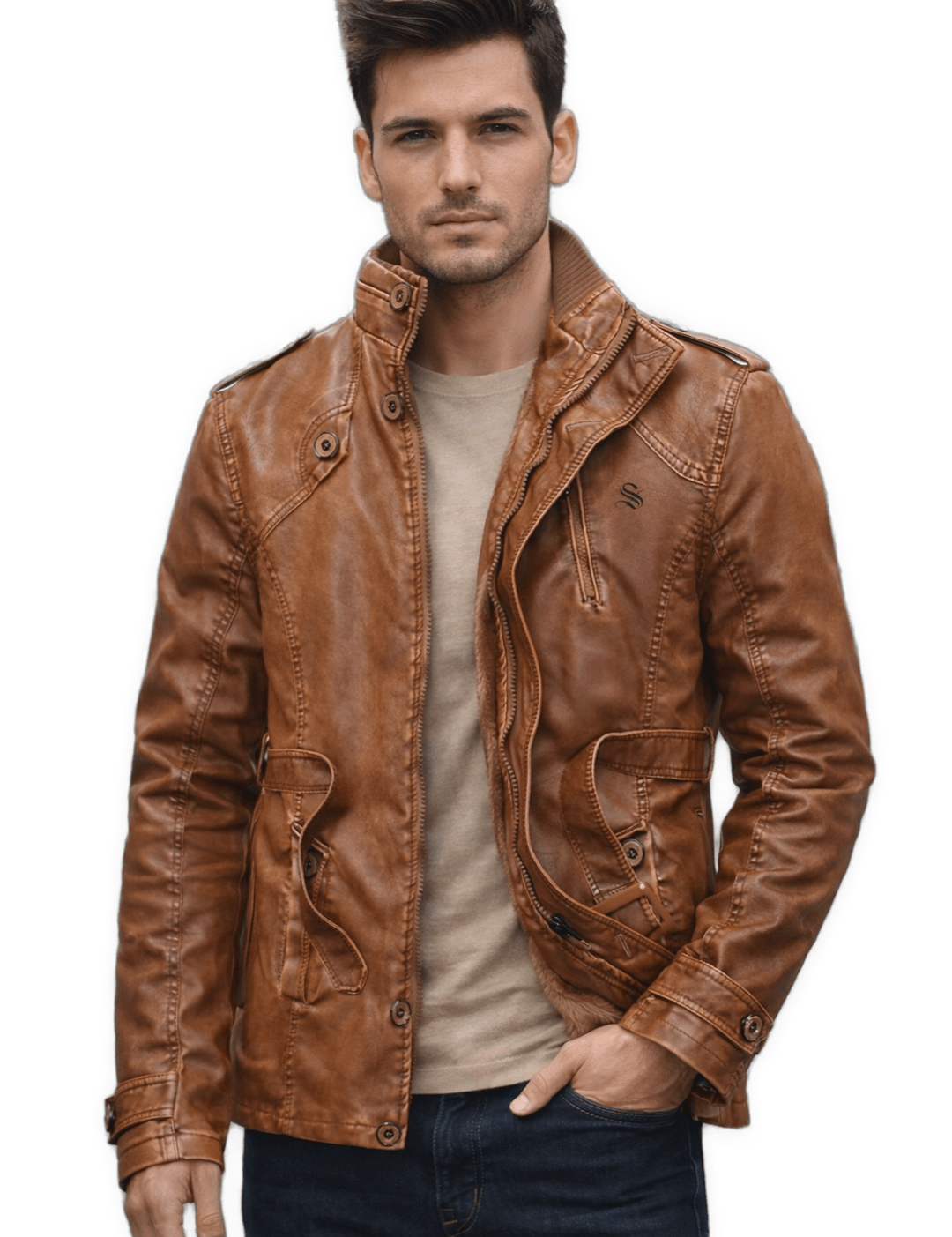 Devinity - Jacket for Men - Sarman Fashion - Wholesale Clothing Fashion Brand for Men from Canada