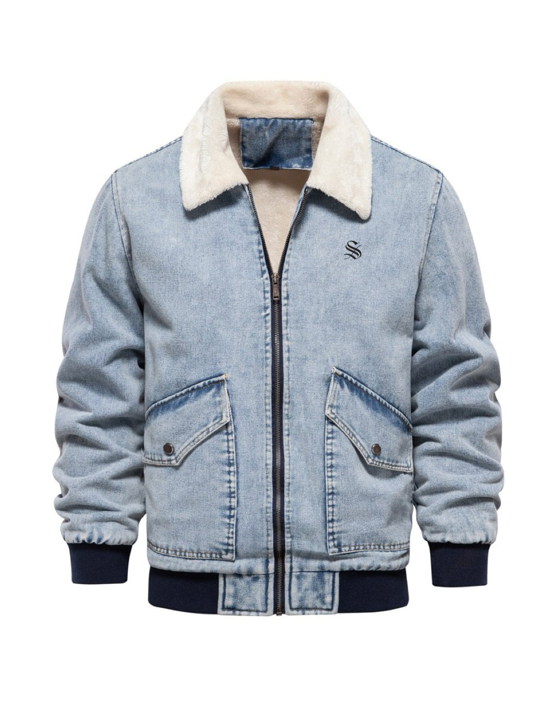 Diddy B - Long Sleeve Jeans Jacket for Men - Sarman Fashion - Wholesale Clothing Fashion Brand for Men from Canada