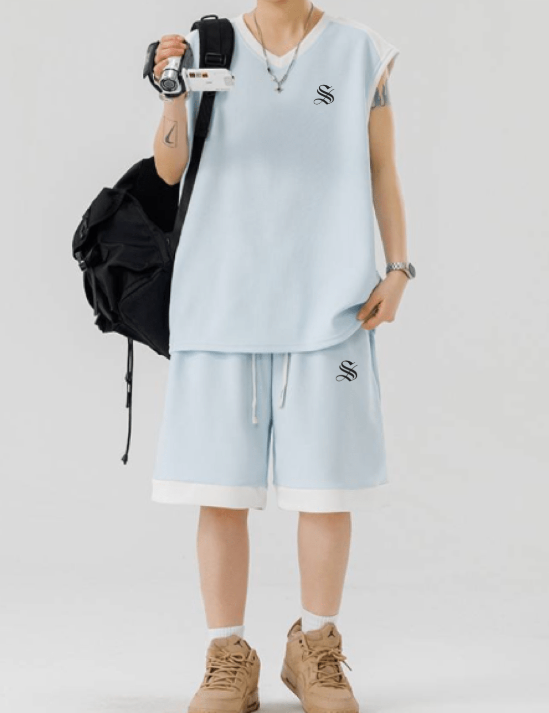 DNZ 10 - Top & Shorts for Men - Sarman Fashion - Wholesale Clothing Fashion Brand for Men from Canada