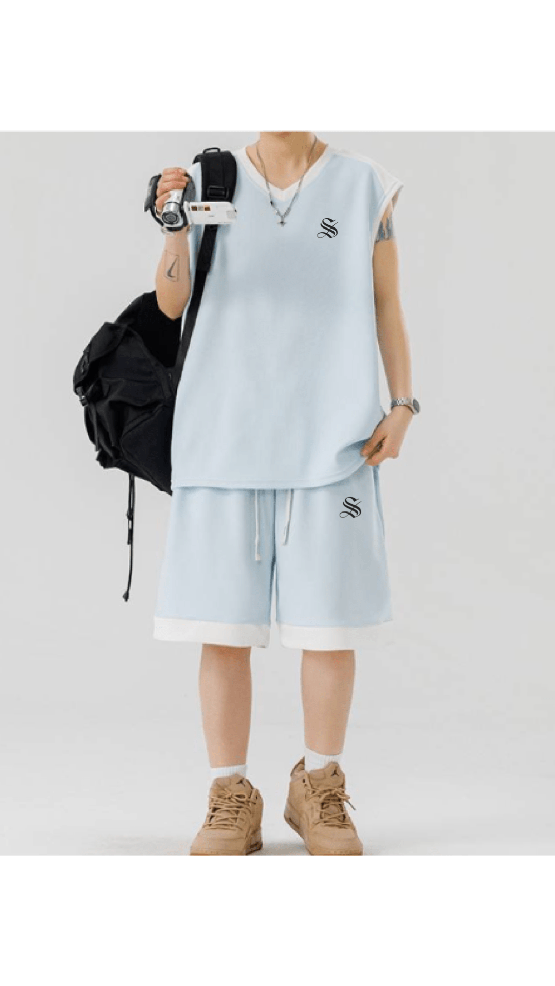 DNZ 10 - Top & Shorts for Men - Sarman Fashion - Wholesale Clothing Fashion Brand for Men from Canada