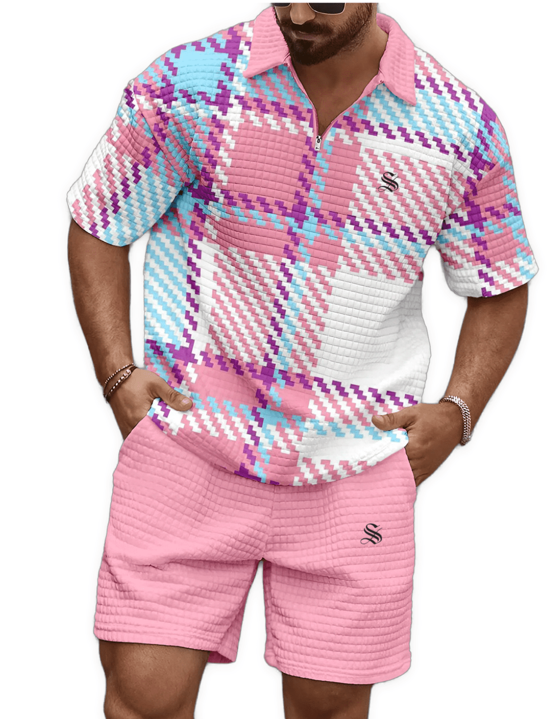DNZ 11 - Top & Shorts for Men - Sarman Fashion - Wholesale Clothing Fashion Brand for Men from Canada