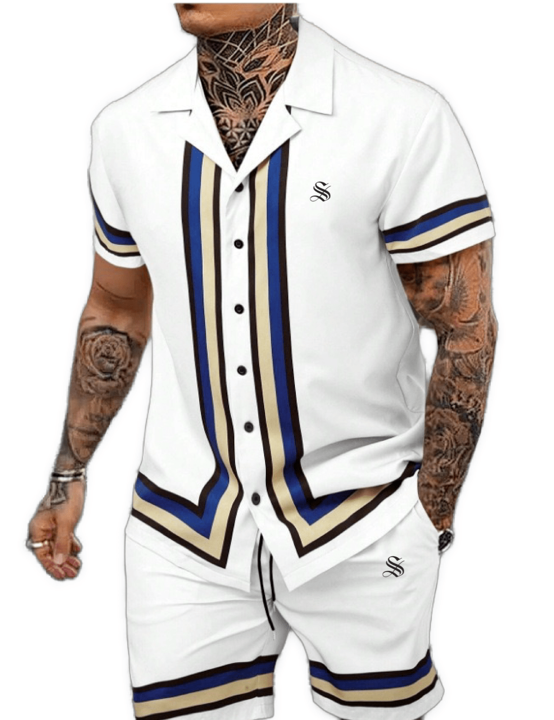 DNZ 13 - Top & Shorts for Men - Sarman Fashion - Wholesale Clothing Fashion Brand for Men from Canada