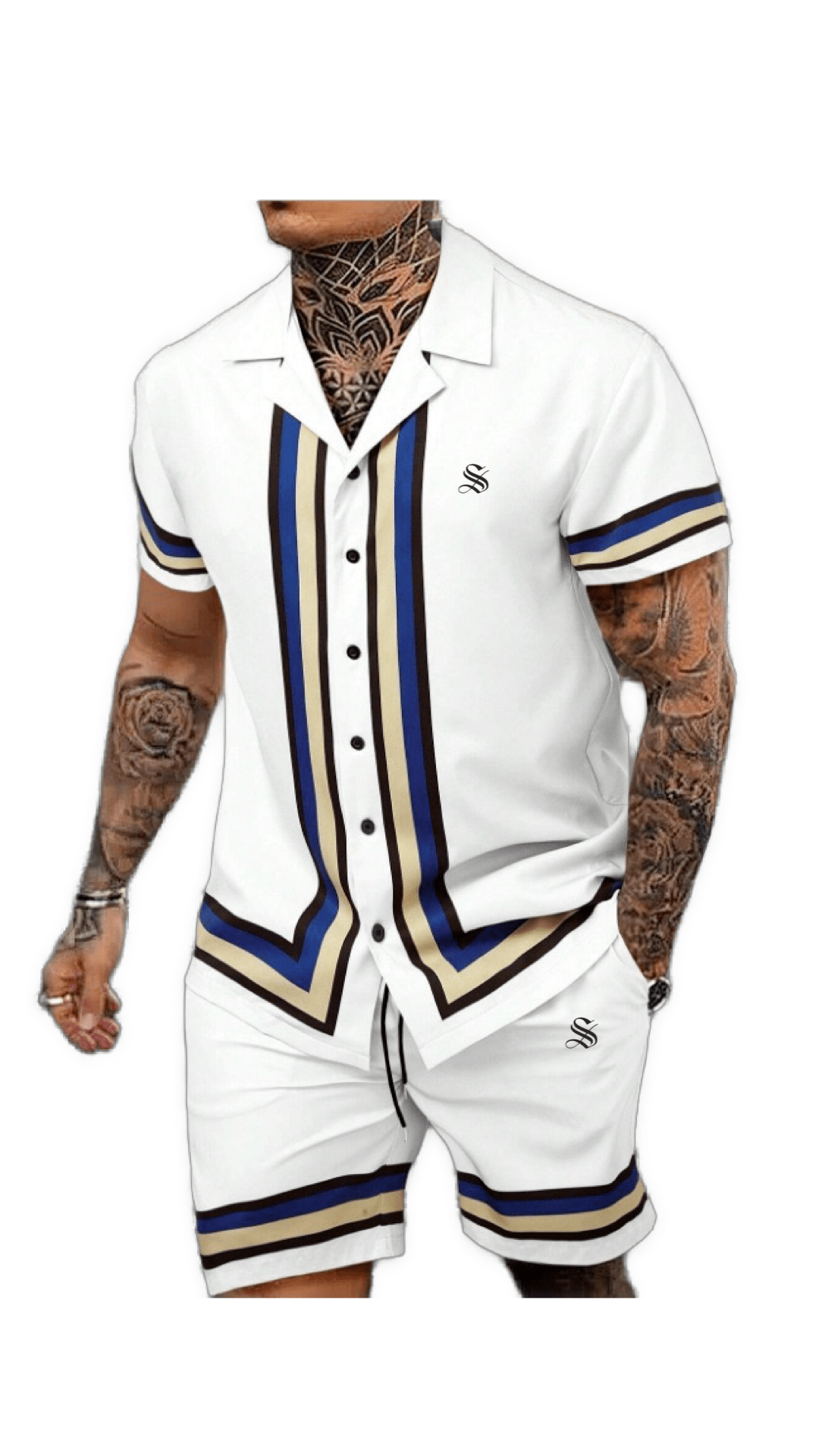 DNZ 13 - Top & Shorts for Men - Sarman Fashion - Wholesale Clothing Fashion Brand for Men from Canada