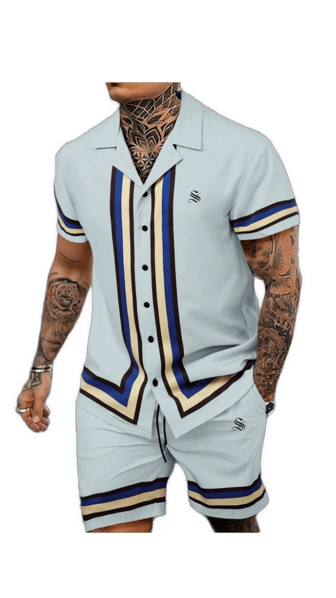 DNZ 13 - Top & Shorts for Men - Sarman Fashion - Wholesale Clothing Fashion Brand for Men from Canada
