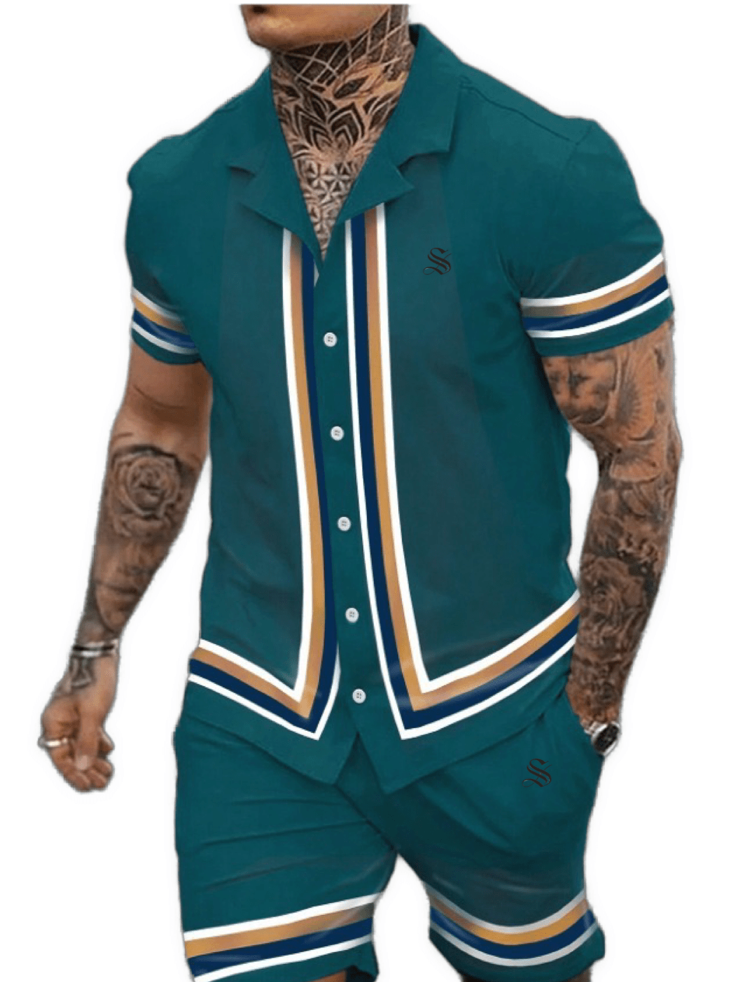 DNZ 13 - Top & Shorts for Men - Sarman Fashion - Wholesale Clothing Fashion Brand for Men from Canada