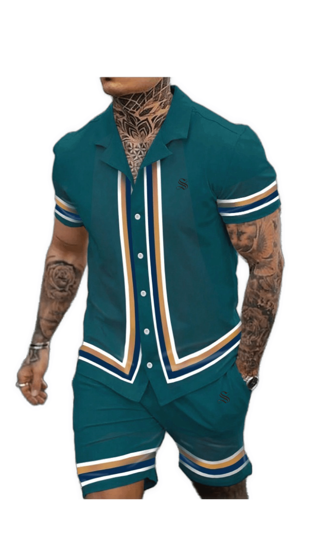 DNZ 13 - Top & Shorts for Men - Sarman Fashion - Wholesale Clothing Fashion Brand for Men from Canada