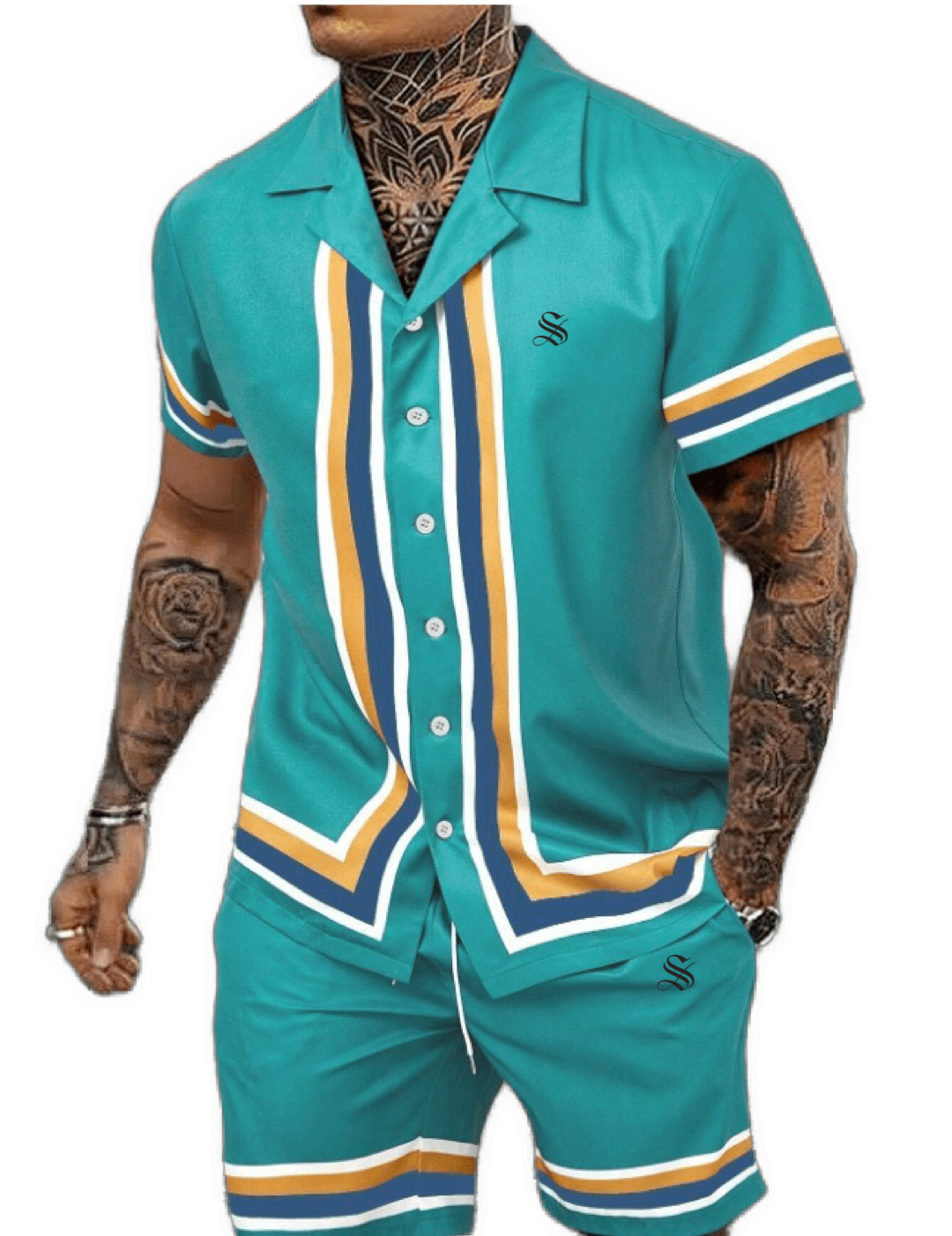 DNZ 13 - Top & Shorts for Men - Sarman Fashion - Wholesale Clothing Fashion Brand for Men from Canada