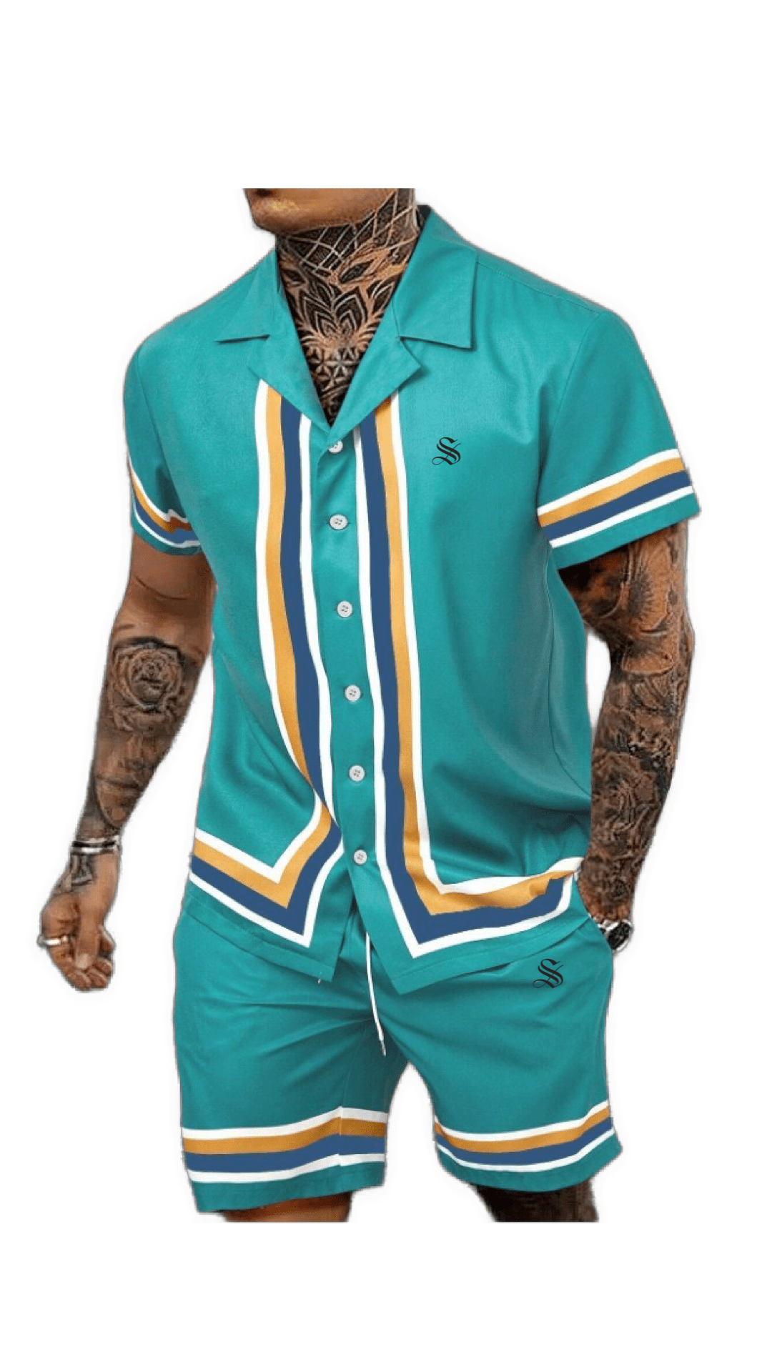DNZ 13 - Top & Shorts for Men - Sarman Fashion - Wholesale Clothing Fashion Brand for Men from Canada
