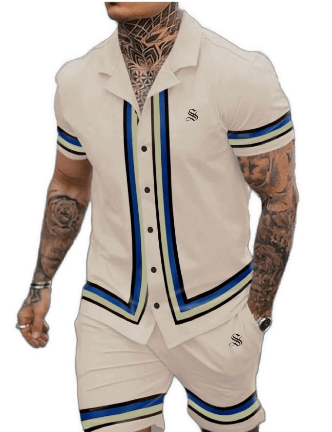 DNZ 13 - Top & Shorts for Men - Sarman Fashion - Wholesale Clothing Fashion Brand for Men from Canada