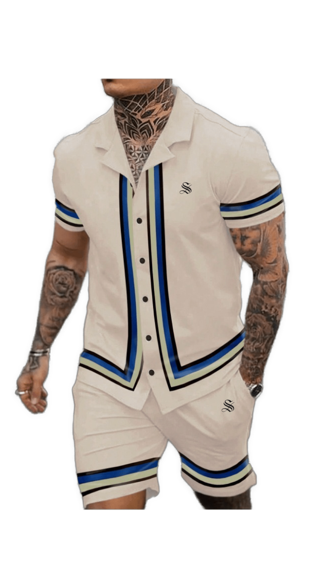 DNZ 13 - Top & Shorts for Men - Sarman Fashion - Wholesale Clothing Fashion Brand for Men from Canada