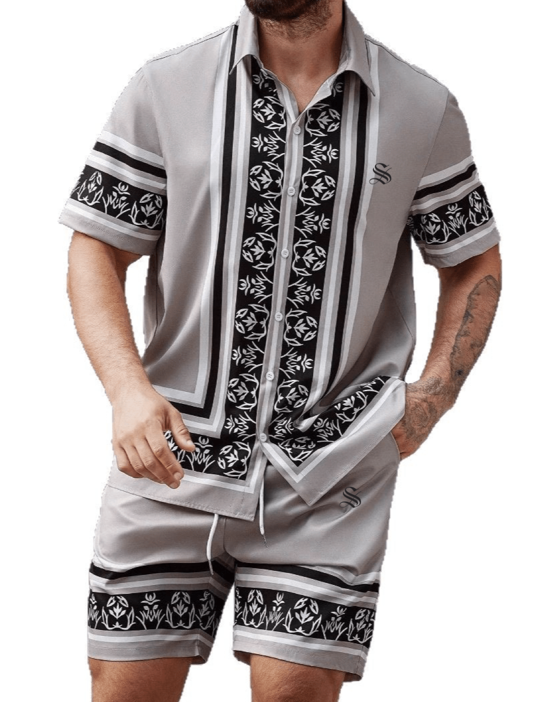 DNZ 23 - Top & Shorts for Men - Sarman Fashion - Wholesale Clothing Fashion Brand for Men from Canada