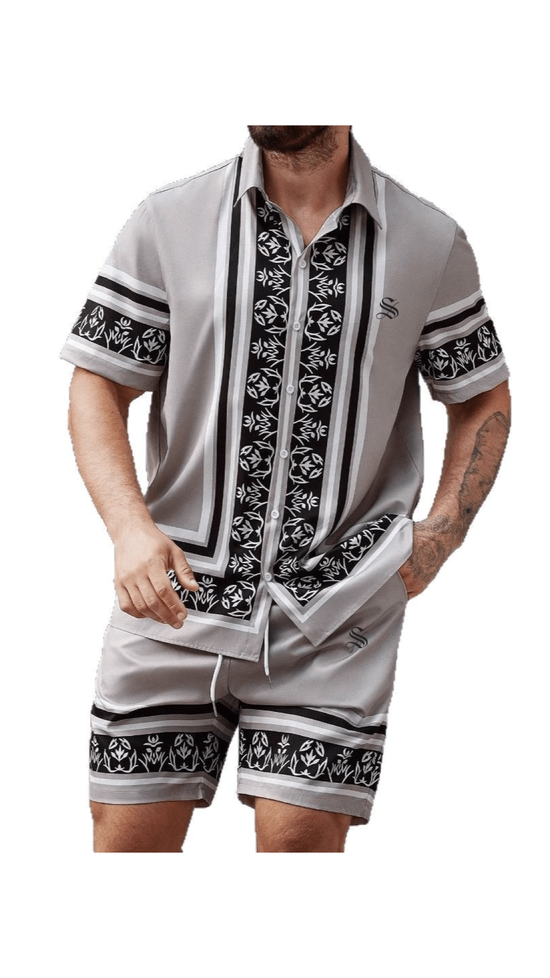 DNZ 23 - Top & Shorts for Men - Sarman Fashion - Wholesale Clothing Fashion Brand for Men from Canada