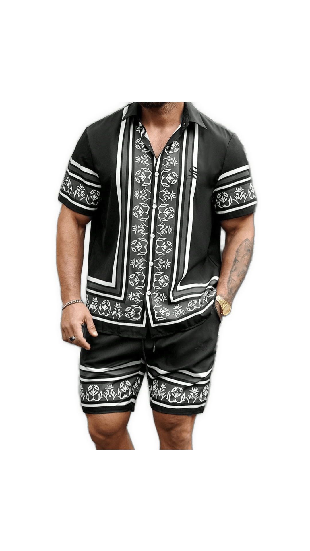 DNZ 23 - Top & Shorts for Men - Sarman Fashion - Wholesale Clothing Fashion Brand for Men from Canada