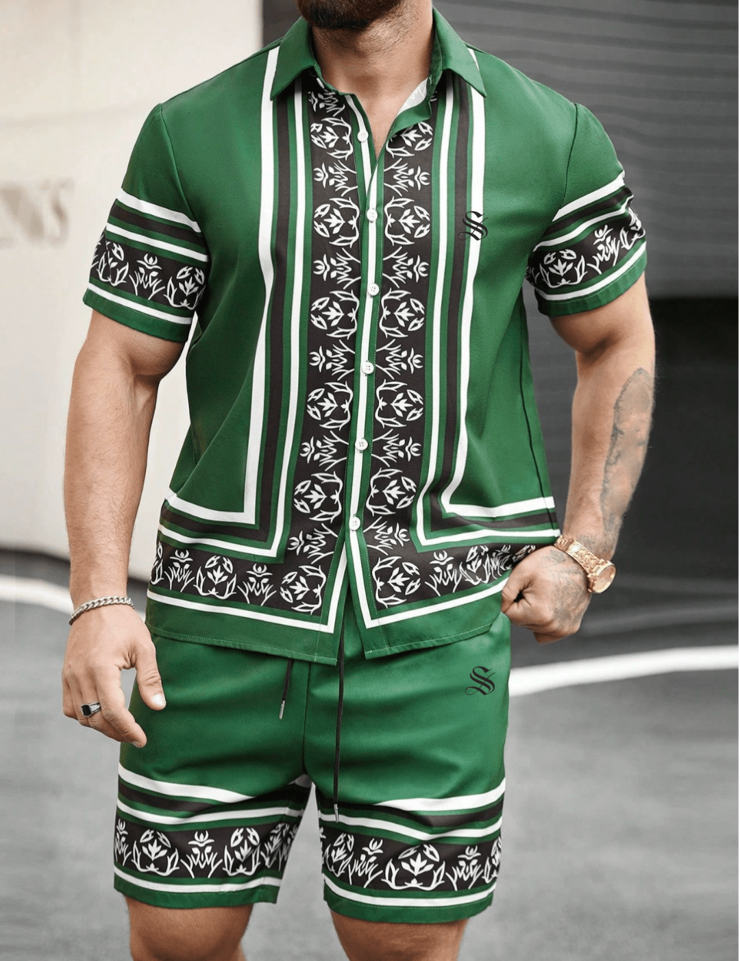 DNZ 23 - Top & Shorts for Men - Sarman Fashion - Wholesale Clothing Fashion Brand for Men from Canada