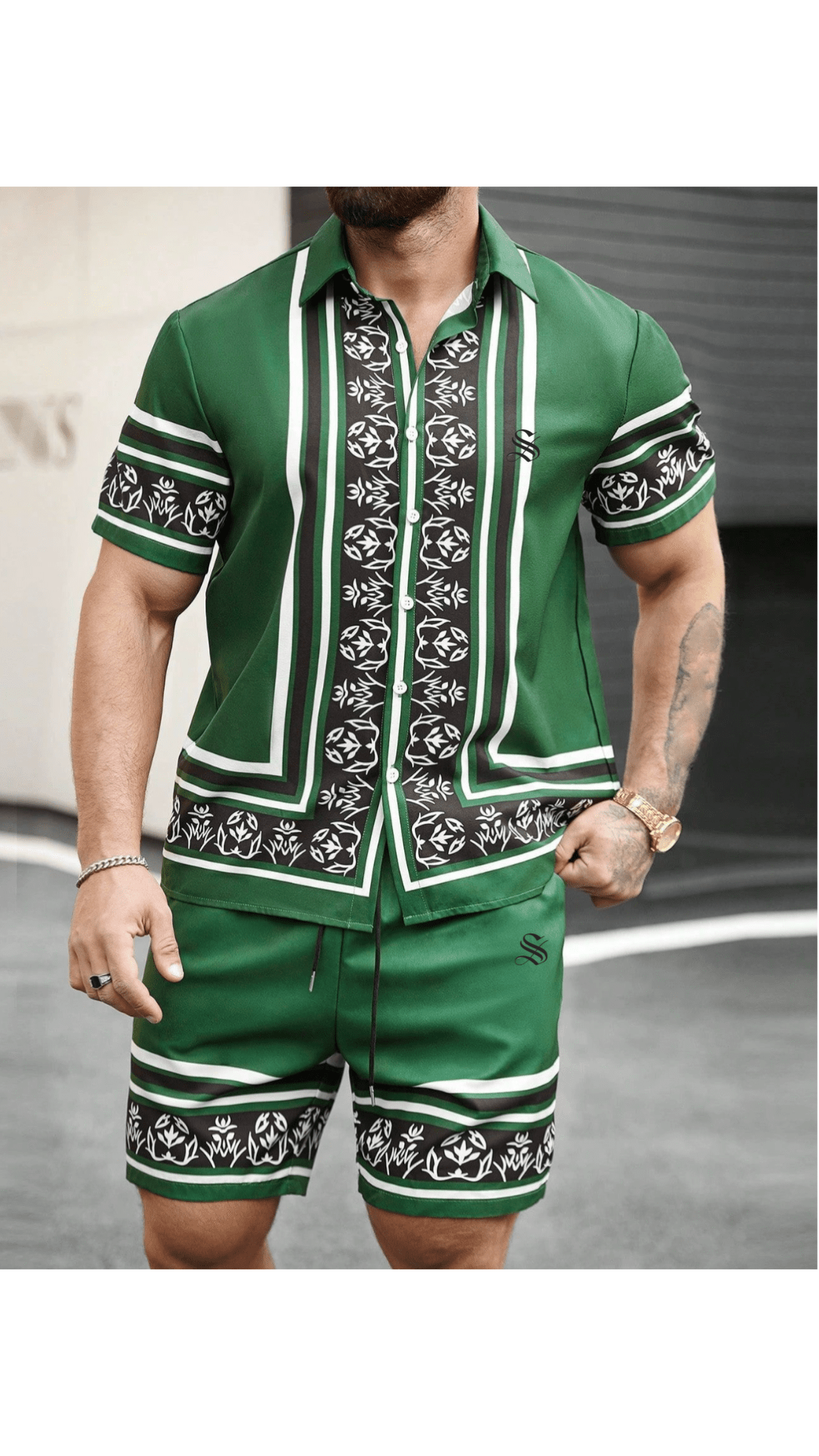 DNZ 23 - Top & Shorts for Men - Sarman Fashion - Wholesale Clothing Fashion Brand for Men from Canada