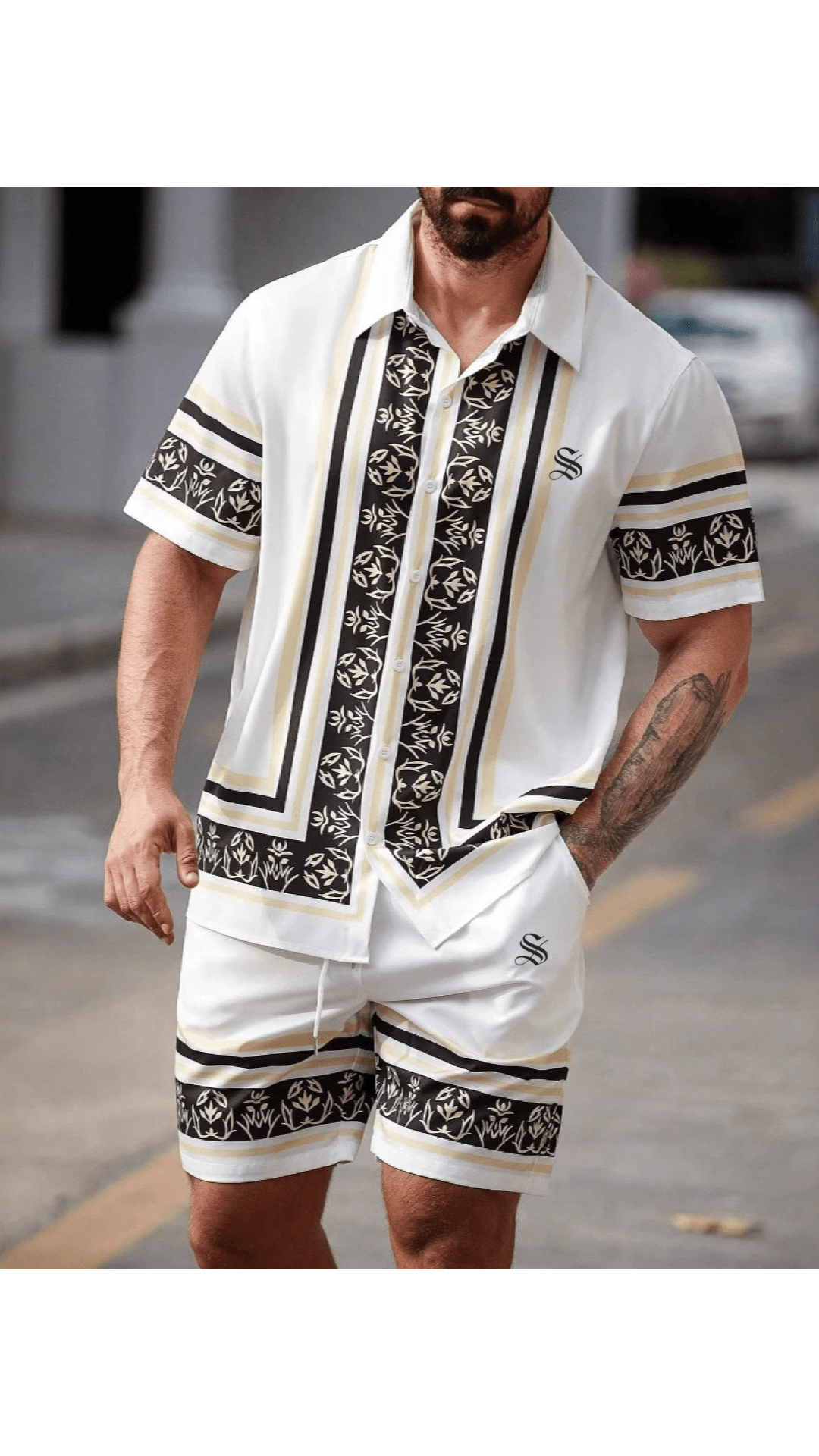 DNZ 23 - Top & Shorts for Men - Sarman Fashion - Wholesale Clothing Fashion Brand for Men from Canada