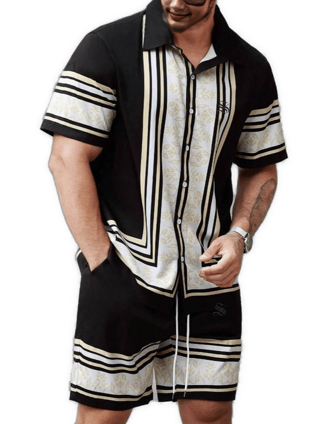DNZ 24 - Top & Shorts for Men - Sarman Fashion - Wholesale Clothing Fashion Brand for Men from Canada