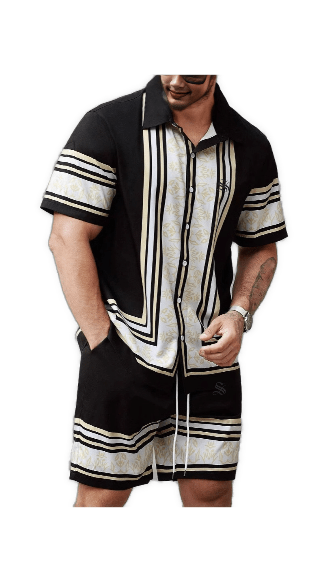 DNZ 24 - Top & Shorts for Men - Sarman Fashion - Wholesale Clothing Fashion Brand for Men from Canada