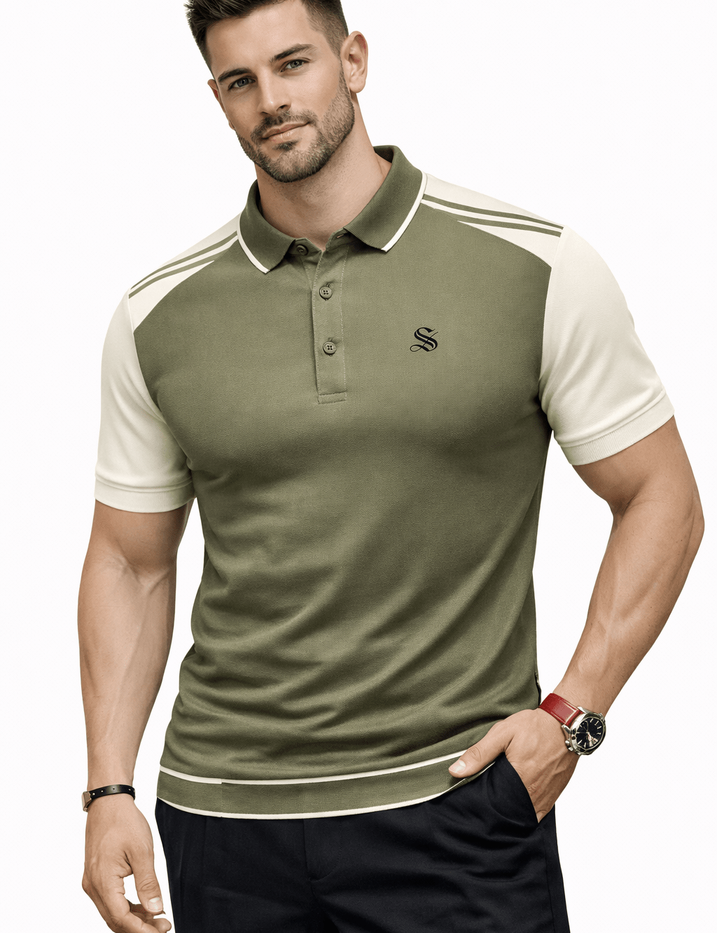 DNZ 38 - Polo Shirt for Men - Sarman Fashion - Wholesale Clothing Fashion Brand for Men from Canada