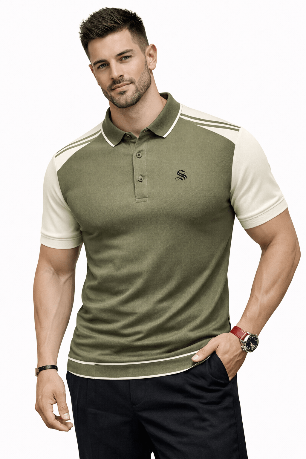DNZ 38 - Polo Shirt for Men - Sarman Fashion - Wholesale Clothing Fashion Brand for Men from Canada