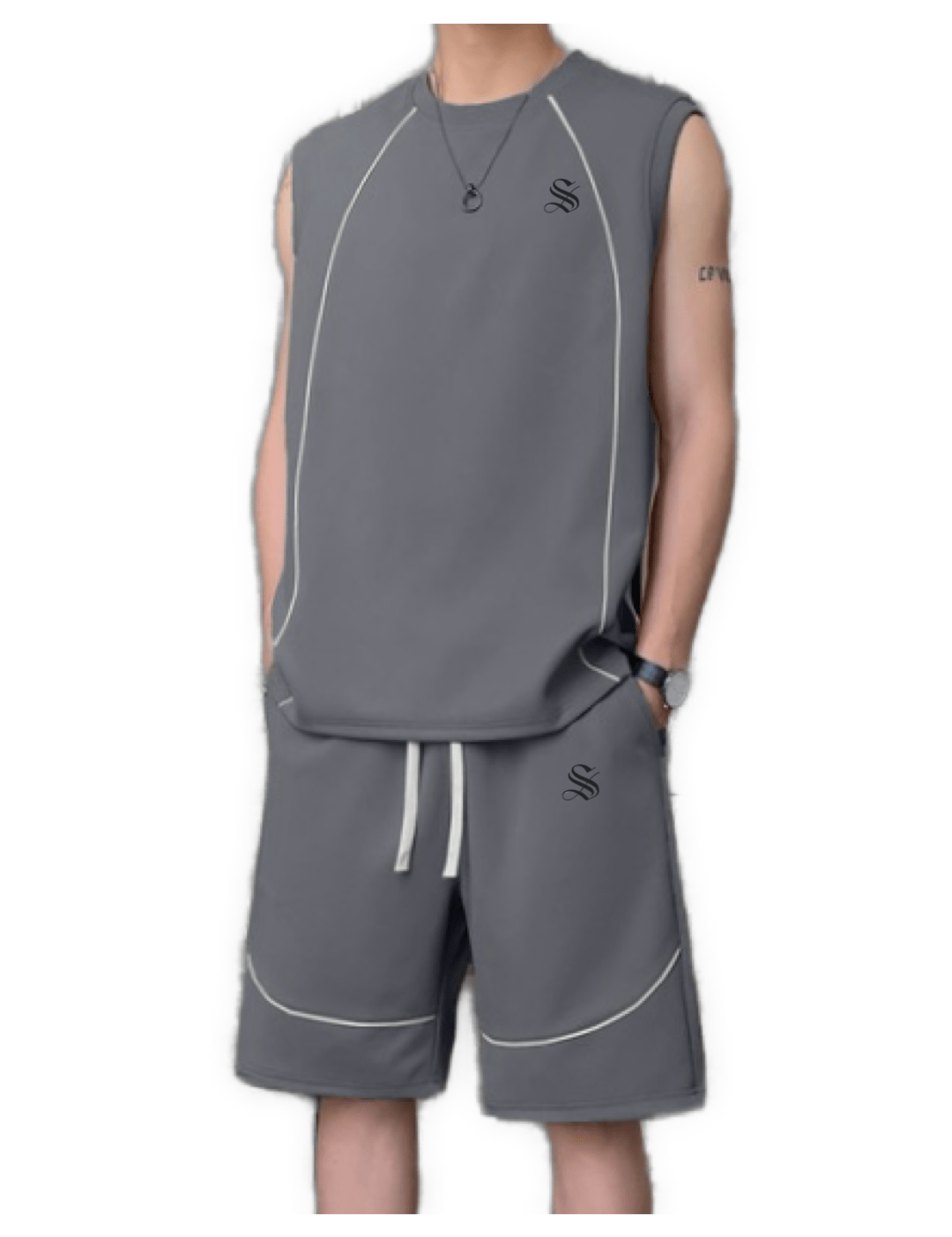 DNZ 4 - Top & Shorts for Men - Sarman Fashion - Wholesale Clothing Fashion Brand for Men from Canada