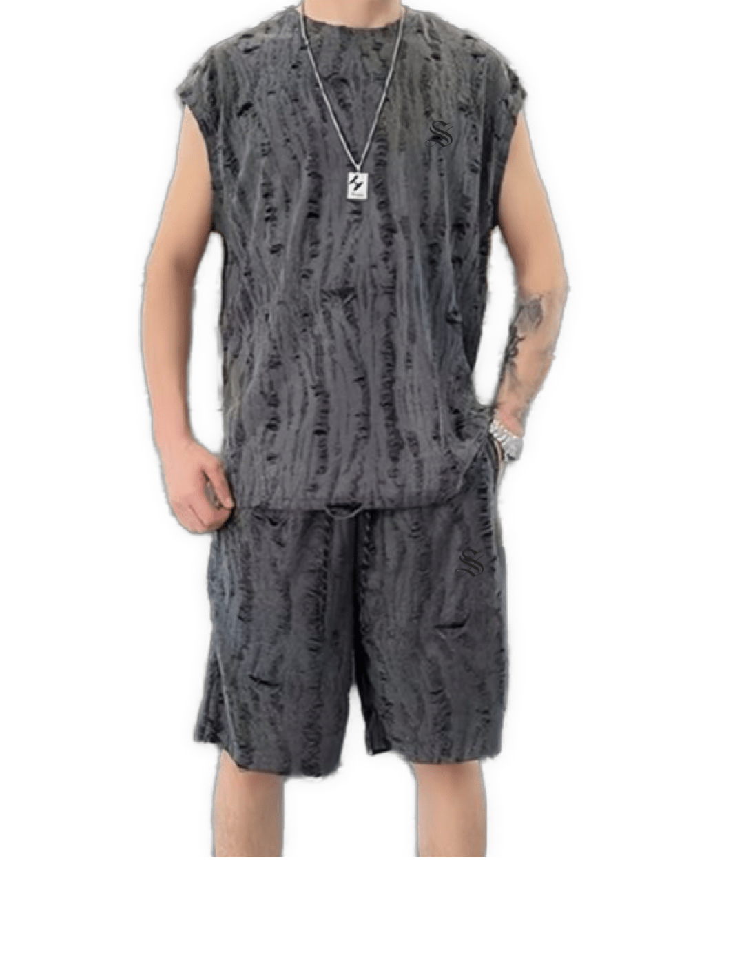 DNZ 5 - Top & Shorts for Men - Sarman Fashion - Wholesale Clothing Fashion Brand for Men from Canada