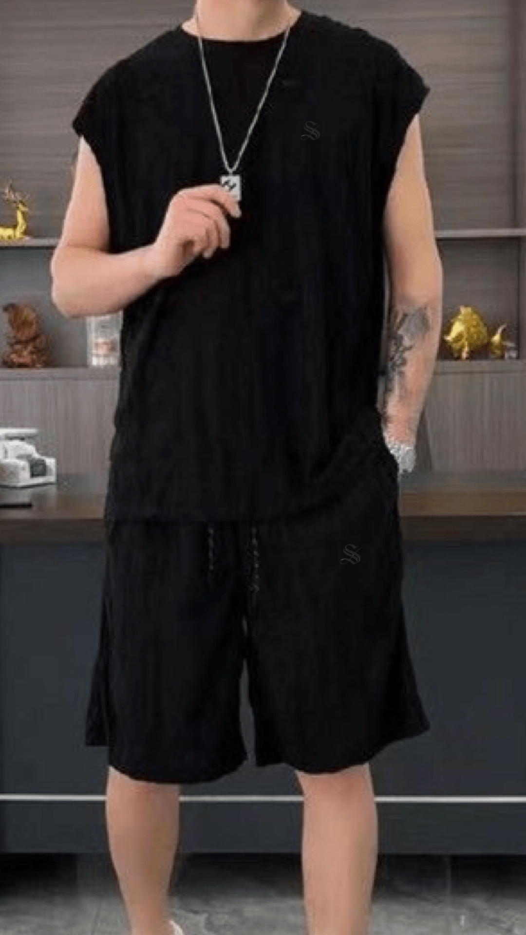 DNZ 5 - Top & Shorts for Men - Sarman Fashion - Wholesale Clothing Fashion Brand for Men from Canada