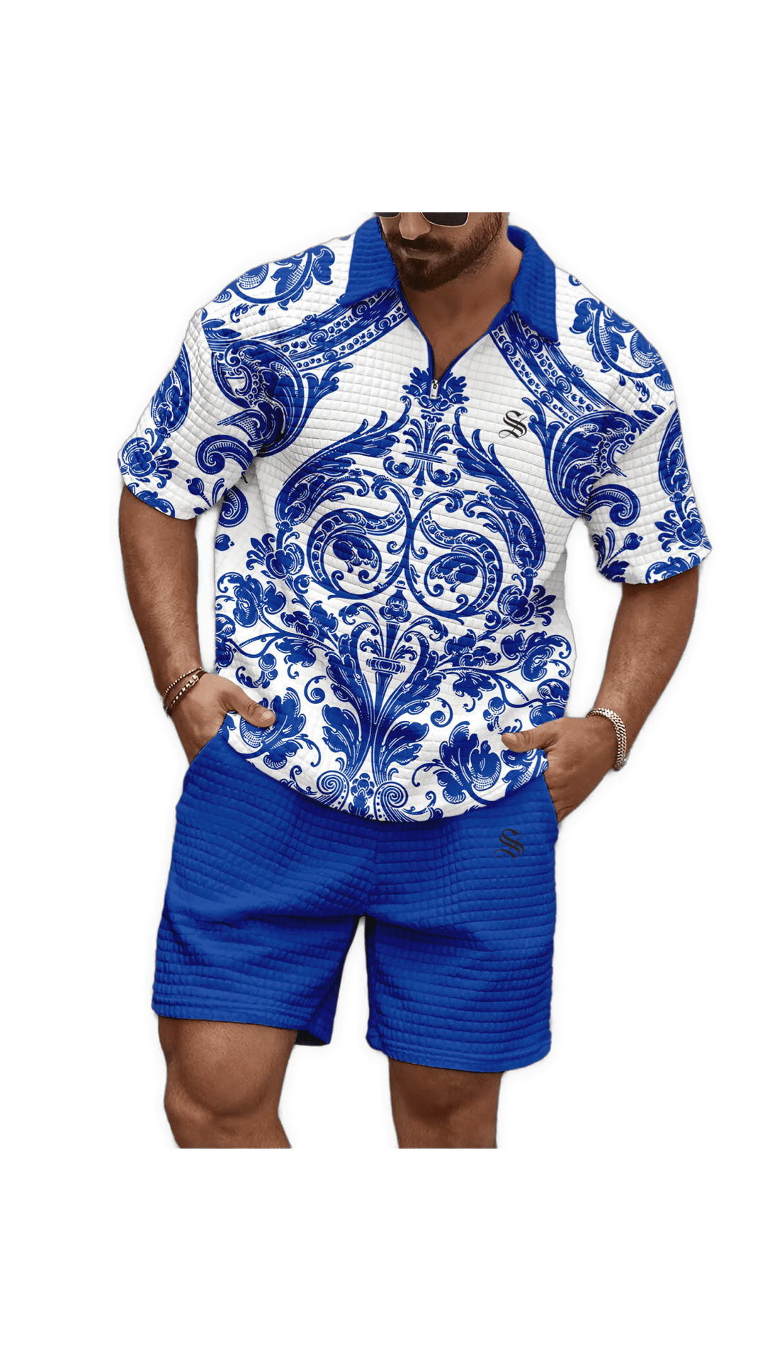DNZ 6 - Top & Shorts for Men - Sarman Fashion - Wholesale Clothing Fashion Brand for Men from Canada