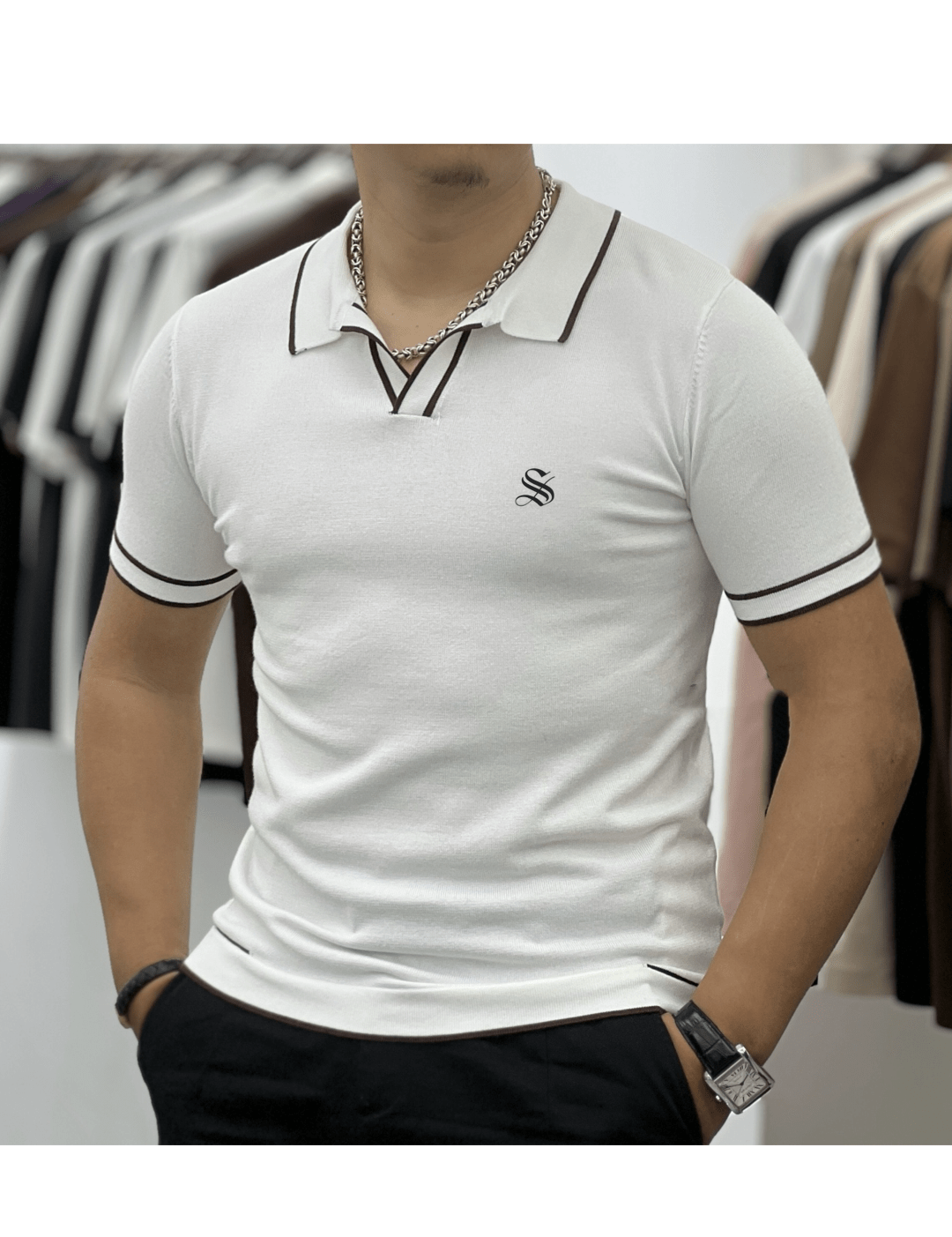 DNZ 65 - Polo Shirt for Men - Sarman Fashion - Wholesale Clothing Fashion Brand for Men from Canada