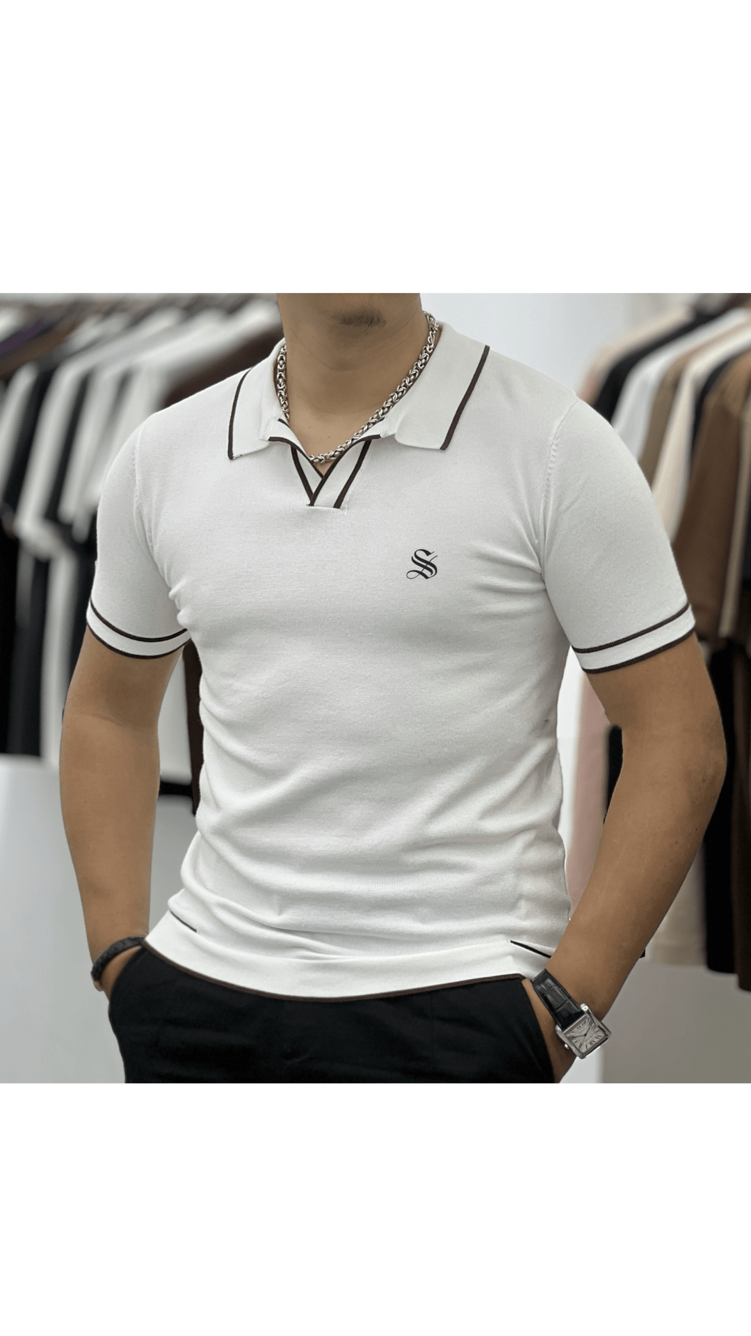 DNZ 65 - Polo Shirt for Men - Sarman Fashion - Wholesale Clothing Fashion Brand for Men from Canada