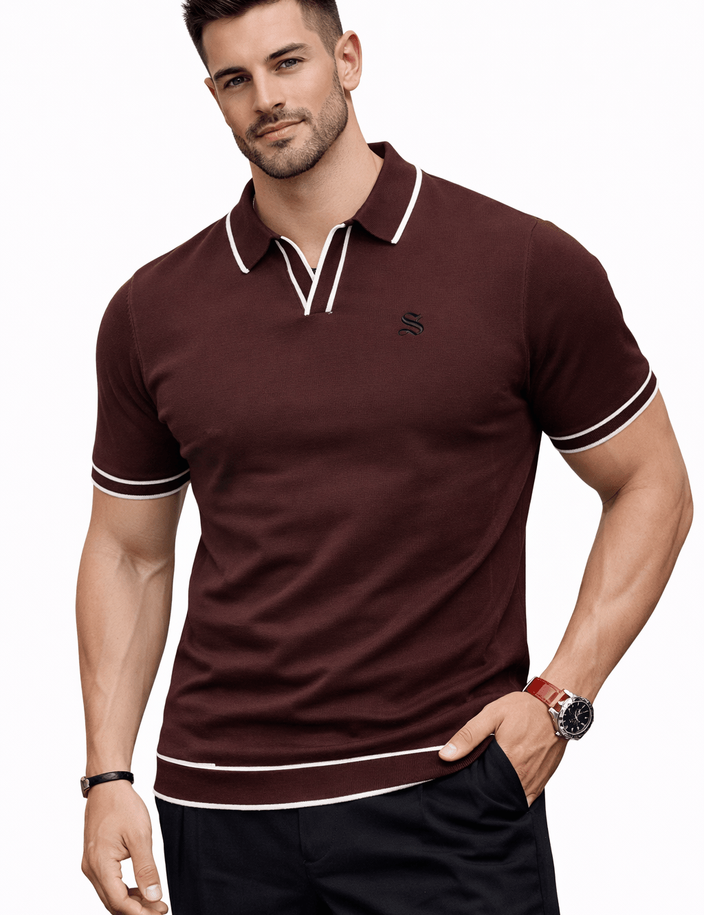 DNZ 65 - Polo Shirt for Men - Sarman Fashion - Wholesale Clothing Fashion Brand for Men from Canada
