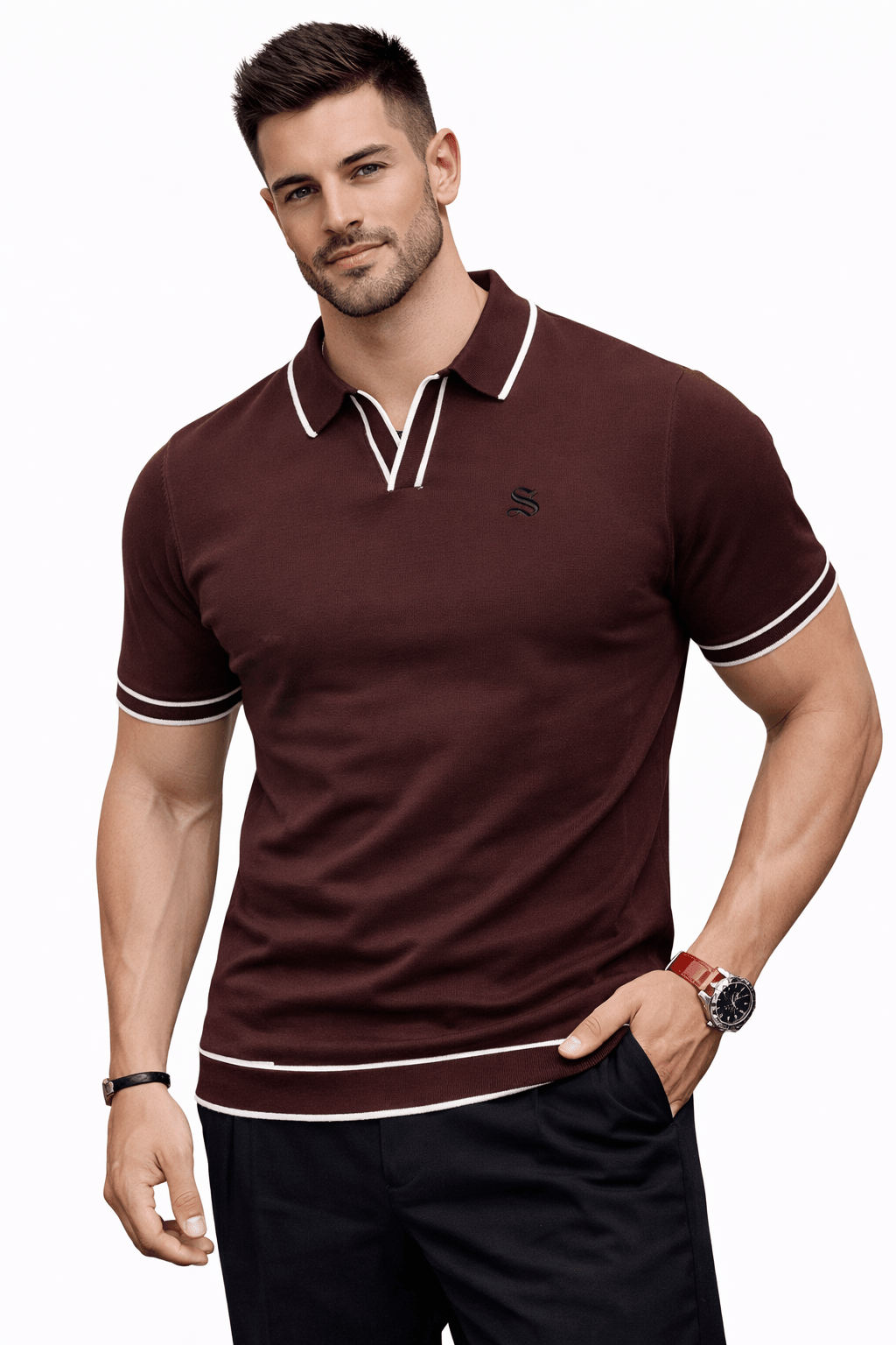 DNZ 65 - Polo Shirt for Men - Sarman Fashion - Wholesale Clothing Fashion Brand for Men from Canada