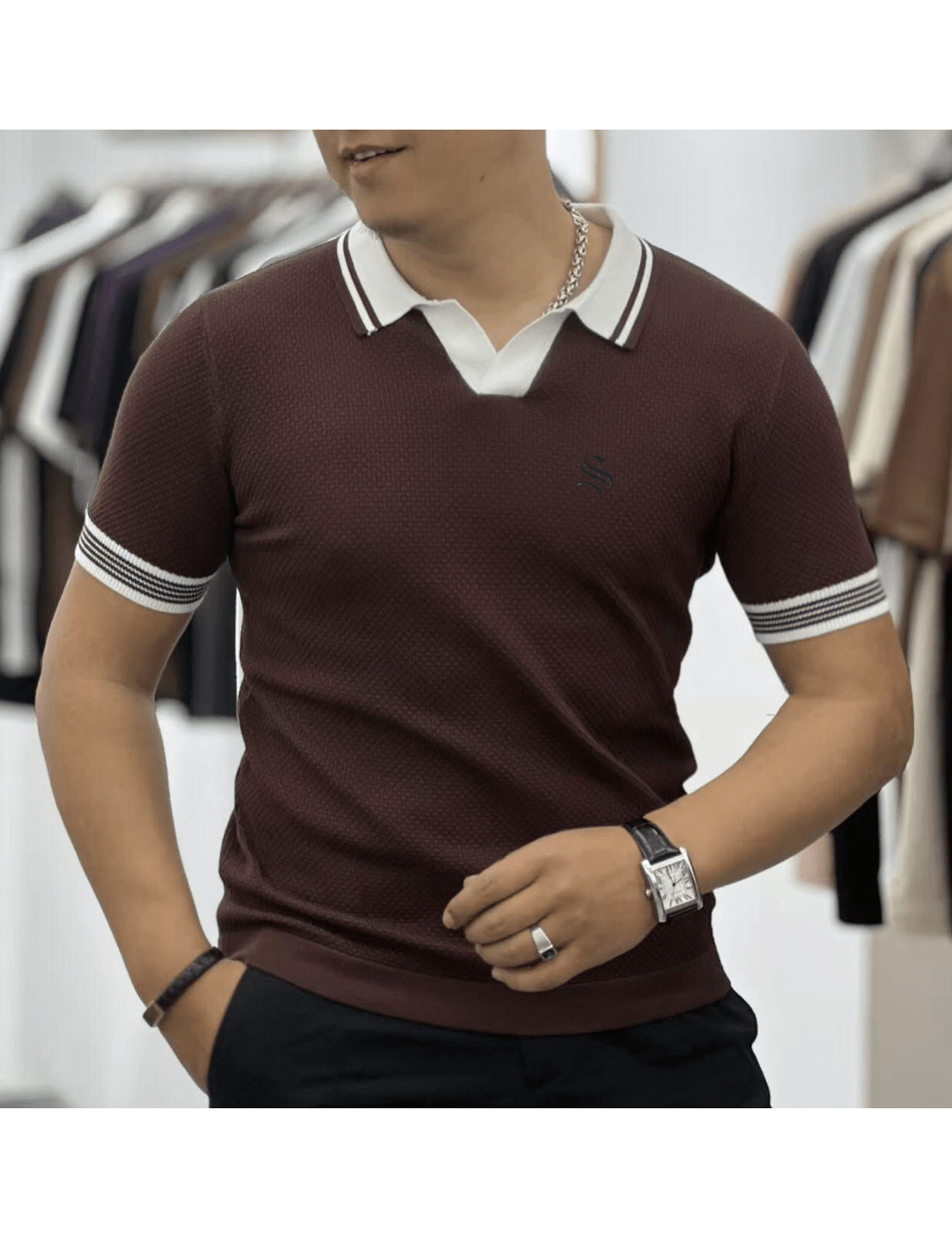 DNZ 68 - Polo Shirt for Men - Sarman Fashion - Wholesale Clothing Fashion Brand for Men from Canada