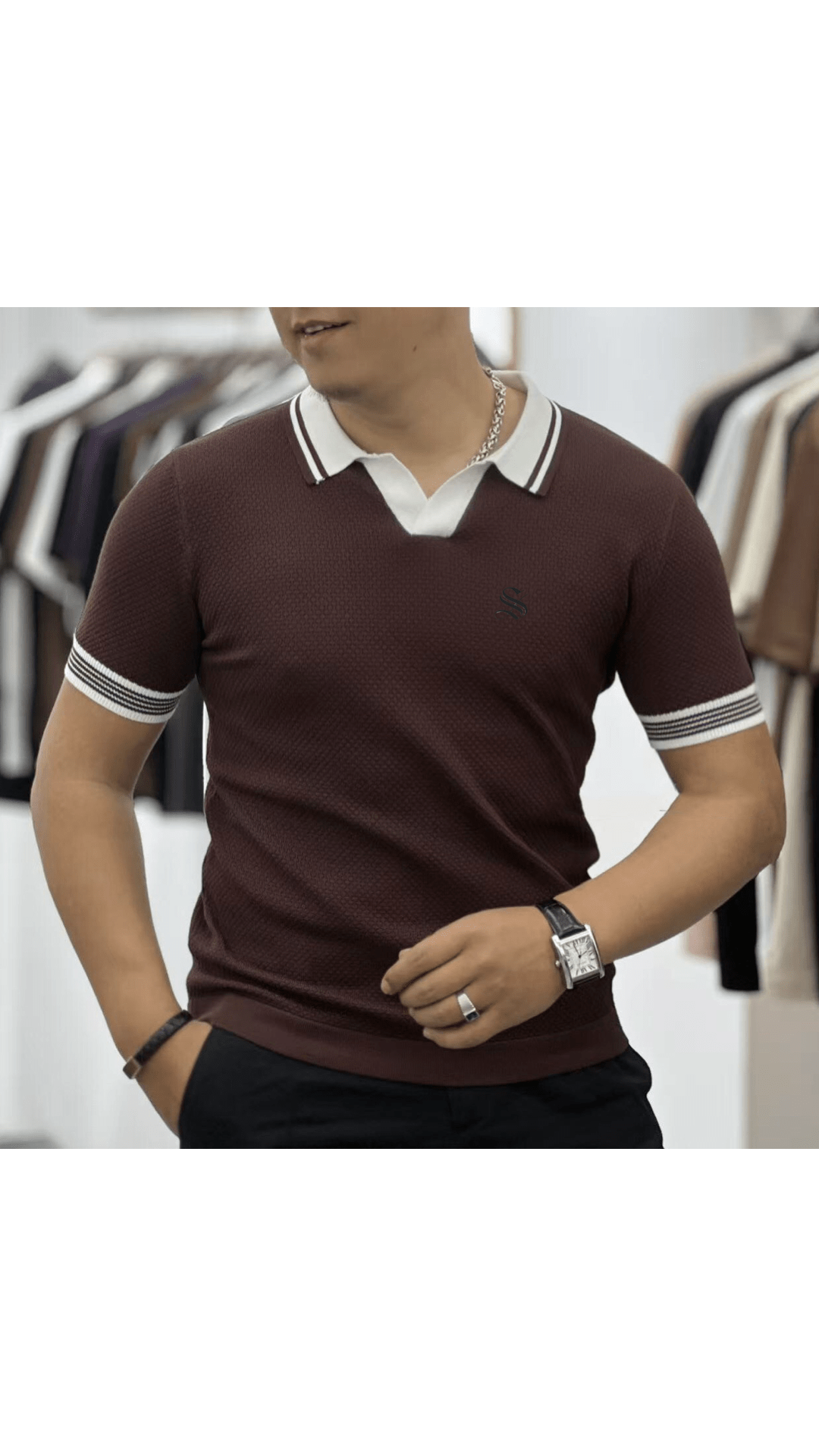 DNZ 68 - Polo Shirt for Men - Sarman Fashion - Wholesale Clothing Fashion Brand for Men from Canada