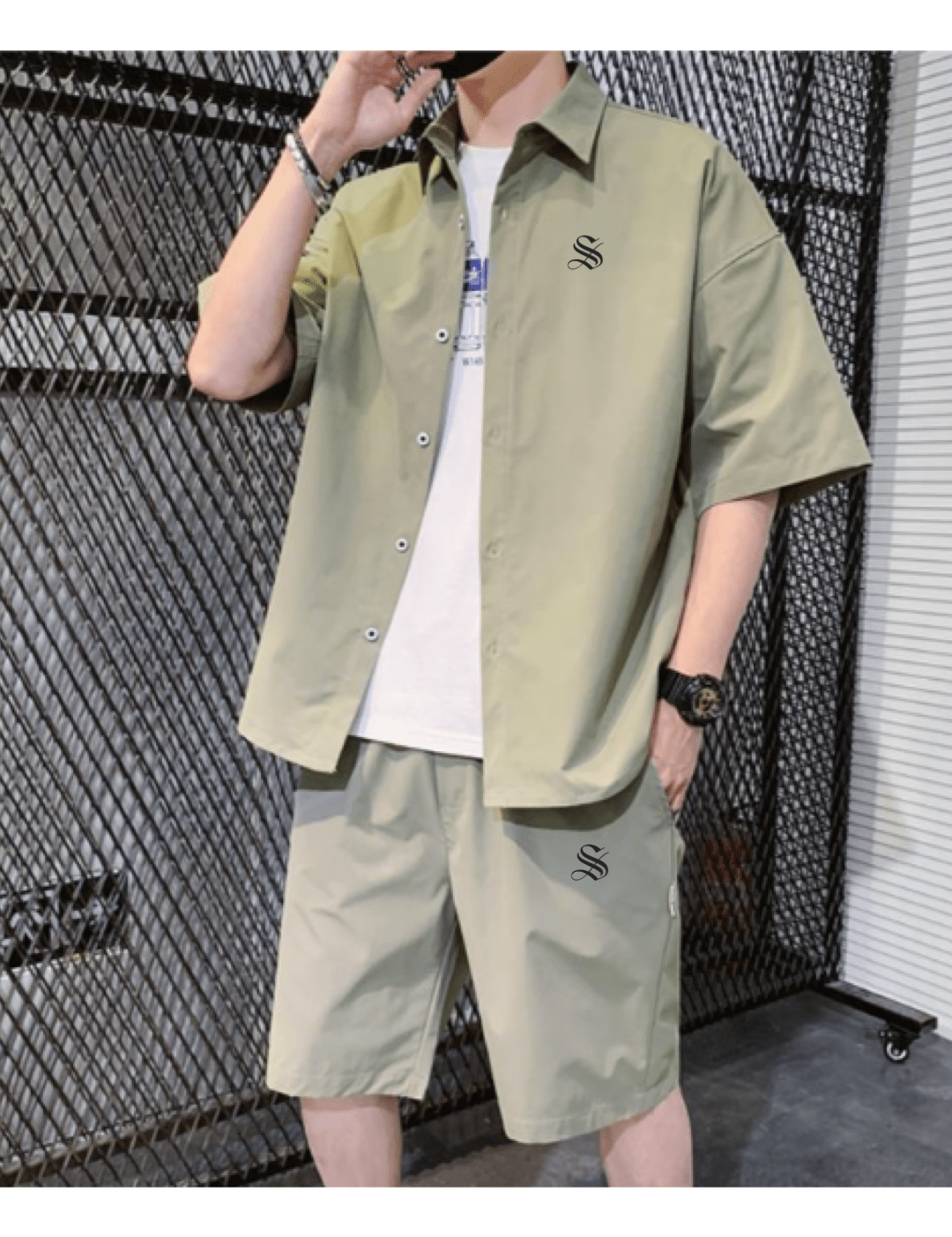 DNZ 8 - Top & Shorts for Men - Sarman Fashion - Wholesale Clothing Fashion Brand for Men from Canada