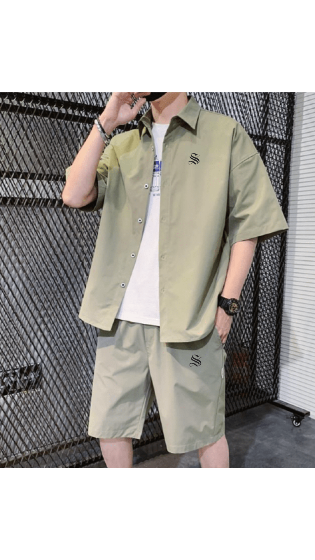 DNZ 8 - Top & Shorts for Men - Sarman Fashion - Wholesale Clothing Fashion Brand for Men from Canada